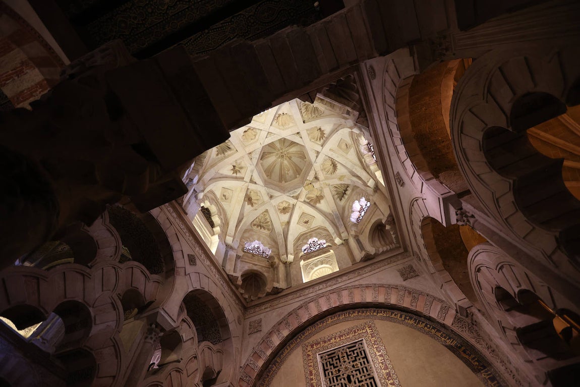 Fotos: la restauración de las cúpulas de la maqsura de la Mezquita-Catedral de Córdoba