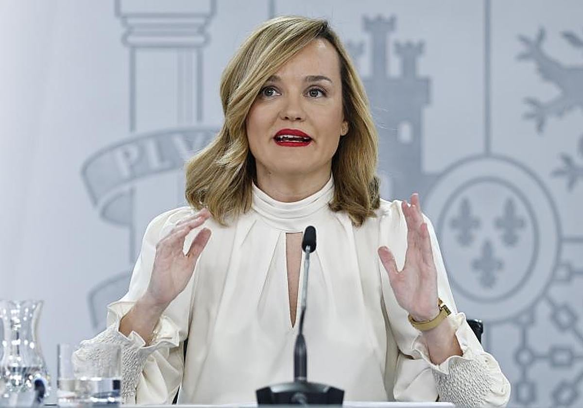 La portavoz del Gobierno y ministra de Educación y Deporte, Pilar Alegría