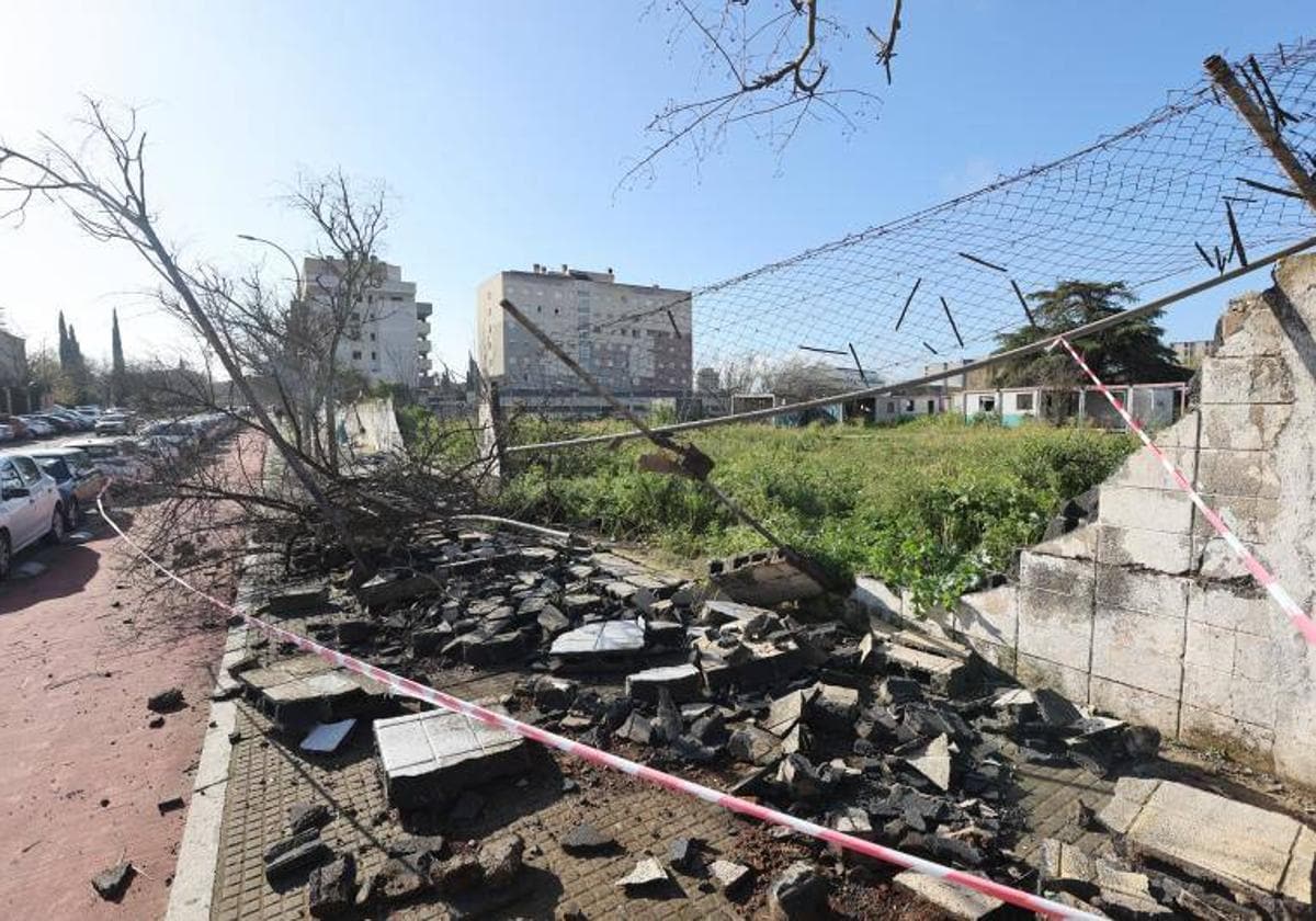 Destrozos provocados por el tornado del pasado sábado en Córdoba