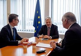 Reynders convoca una reunión en Madrid al no lograr avances entre Bolaños y Pons