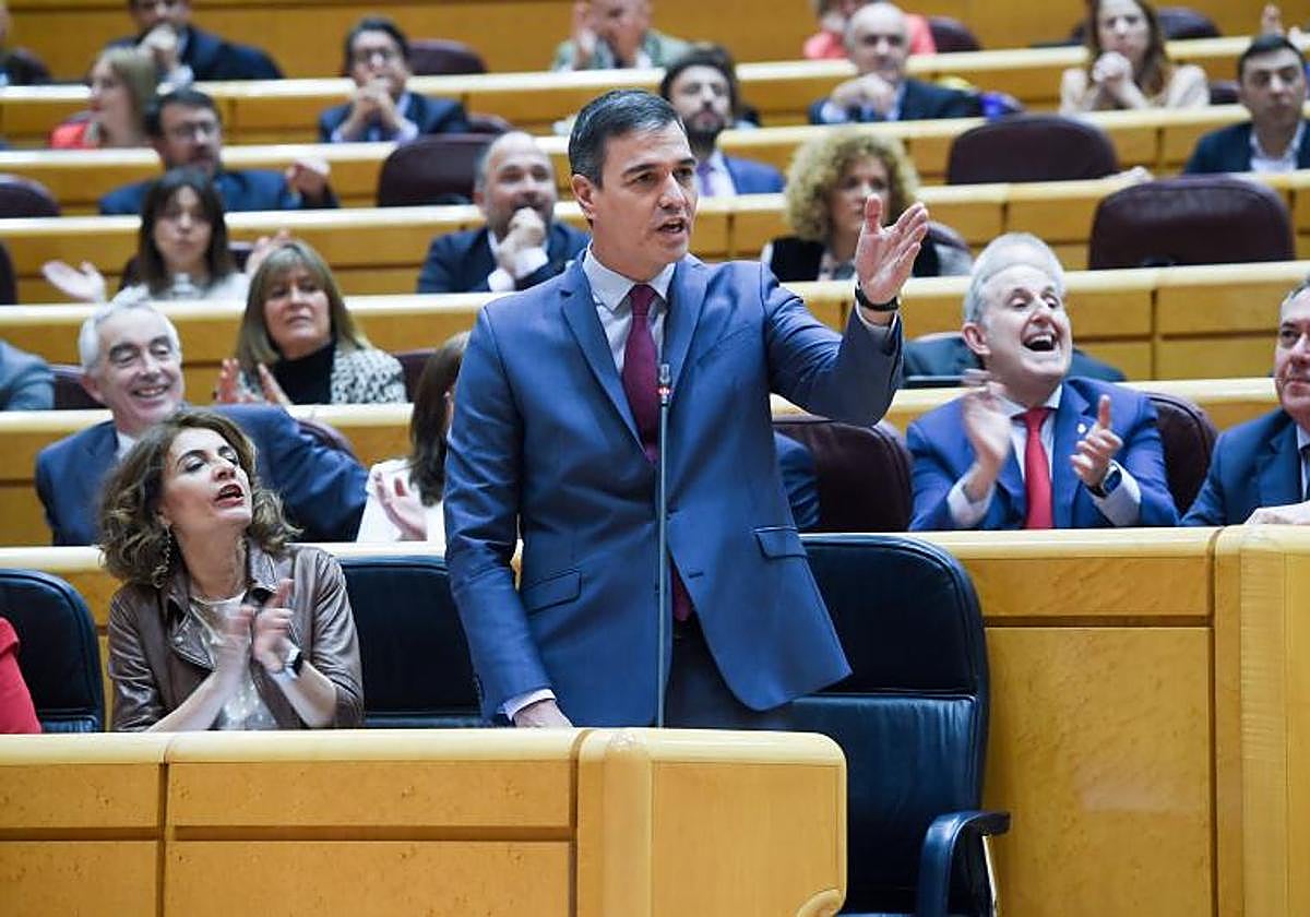 El presidente del Gobierno, Pedro Sánchez