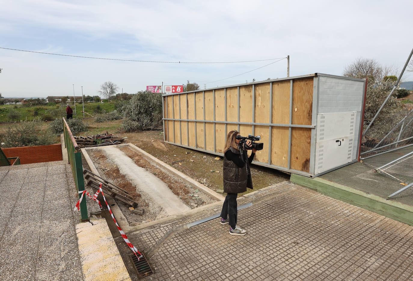 Fotos: en imágenes, los destrozos del tornado en las instalaciones de Ucodeporte en Córdoba