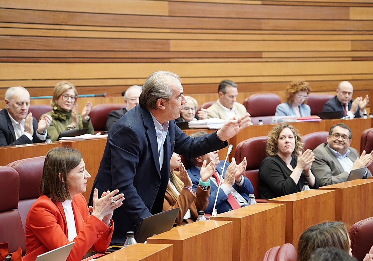 Imagen del hemiciclo de las Cortes durante el pleno