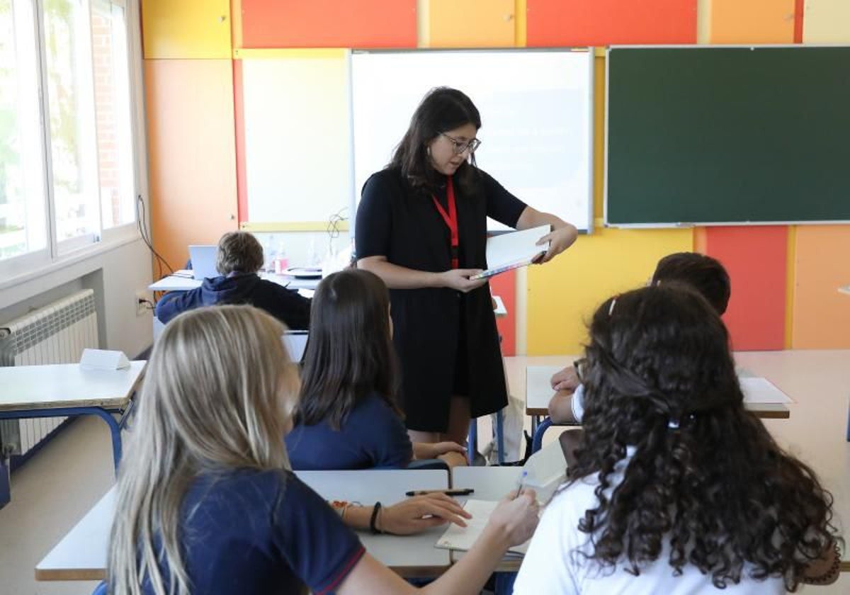 Alumnos en clase en un centro educativo