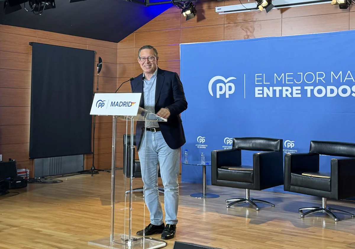 El secretario general del PP de Madrid, Alfonso Serrano