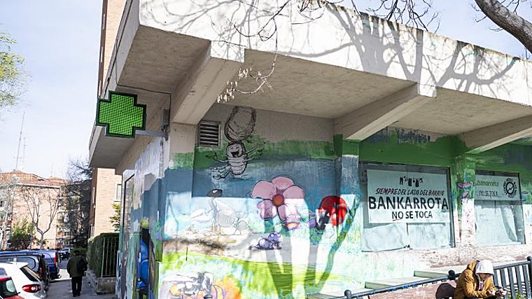 La Bankarrota, en Moratalaz, okupado en 2015, está previsto que sea desalojado el miércoles