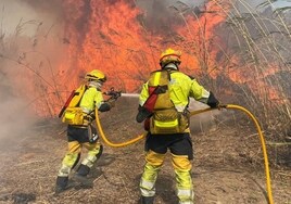 Un incendio forestal por una quema descontrolada obliga a confinar Fanzara (Castellón)