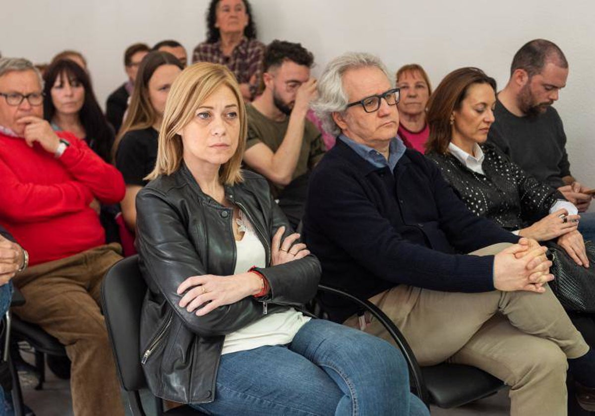 Carmen Picazo, coordinadora autonómica de Ciudadanos, en la moción de censura de Villaverde de Guadalimar
