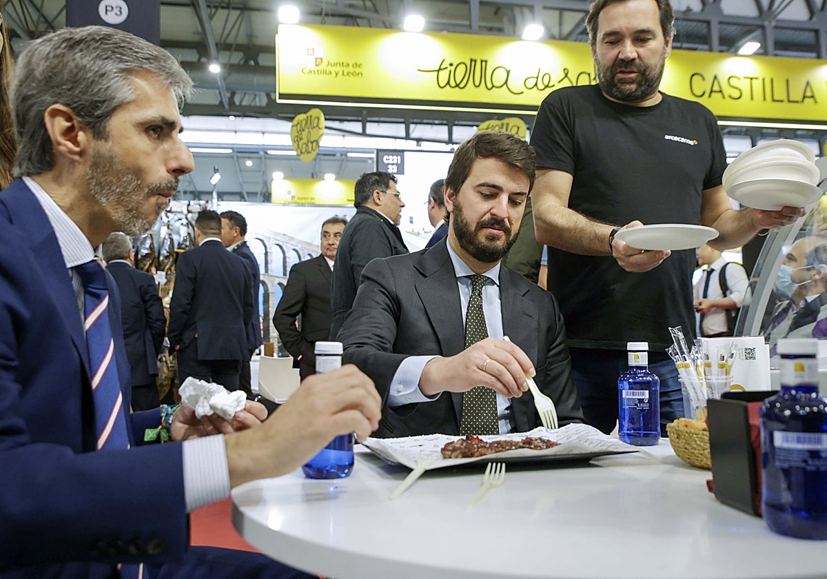 El vicepresidente de la Junta, Juan García-Gallardo, en la Feria de Alimentación de Barcelona
