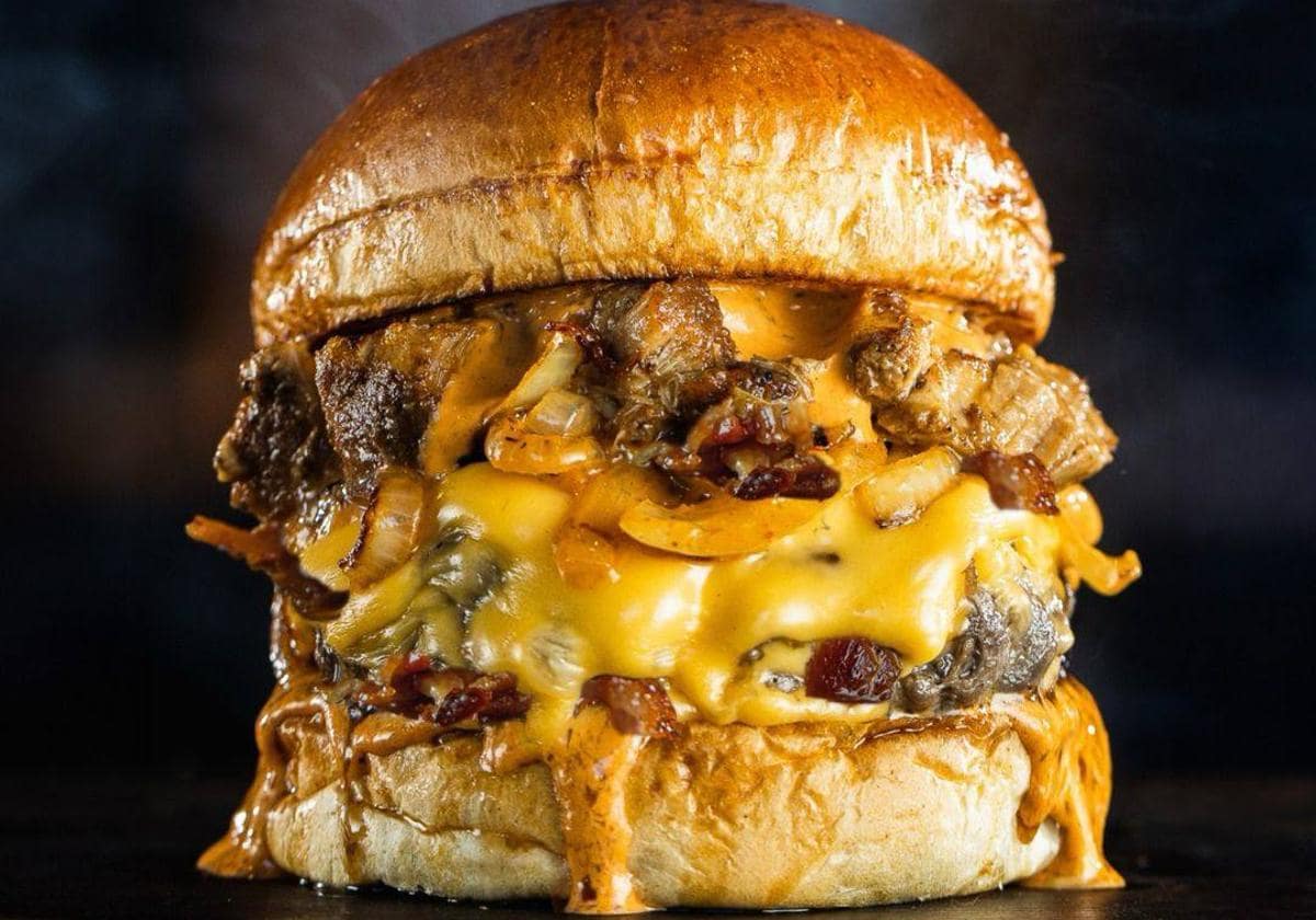 Imagen de la hamburguesa ganadora en la pasada edición de The Champions Burger