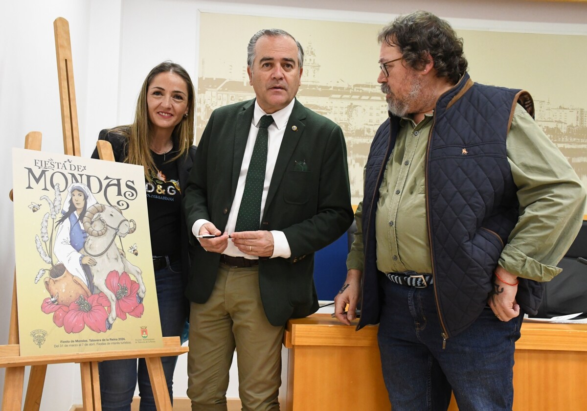 María Pilar Guerrero, José Julián Gregorio y el pregonero, Jorge Luna