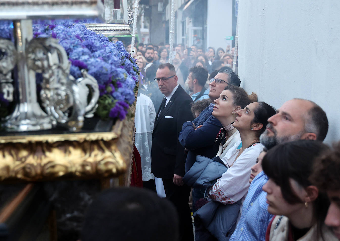 Fotos: el íntimo vía crucis del Señor del Soberano Poder de Córdoba