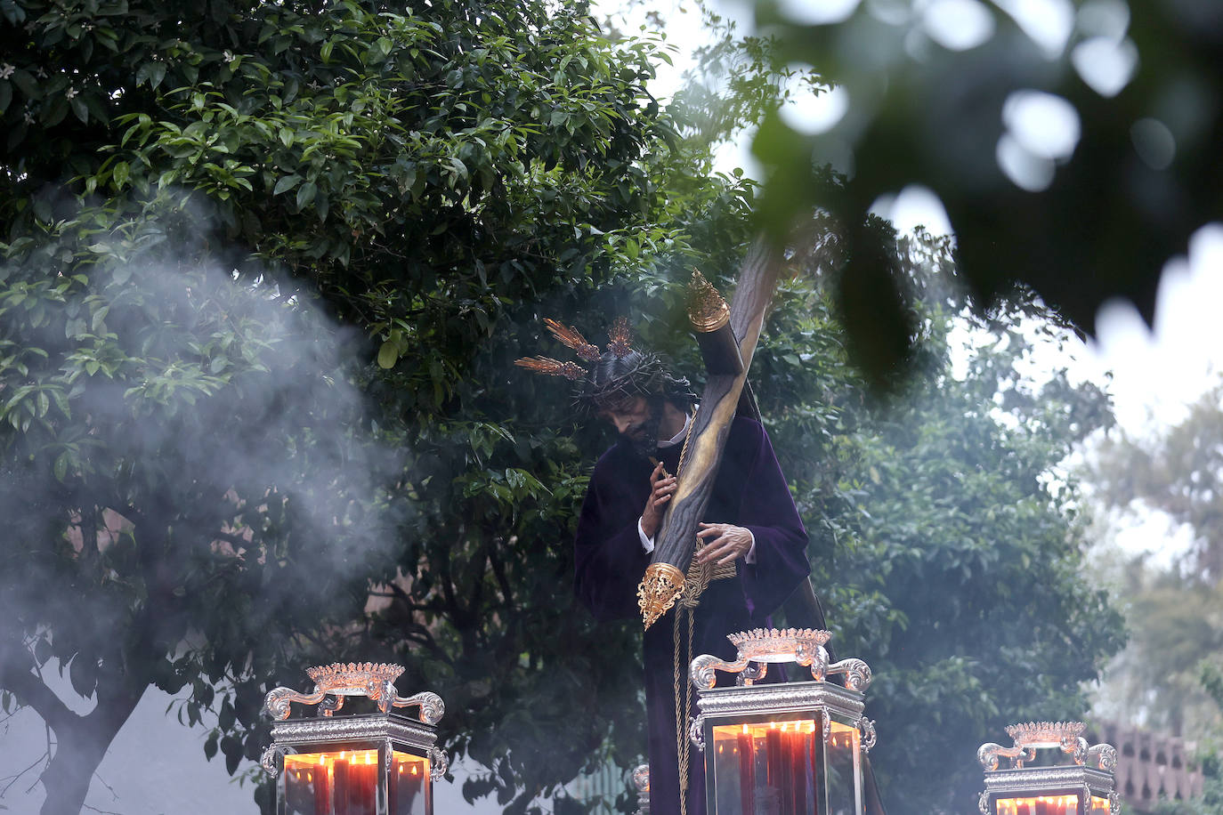 Fotos: el íntimo vía crucis del Señor del Soberano Poder de Córdoba