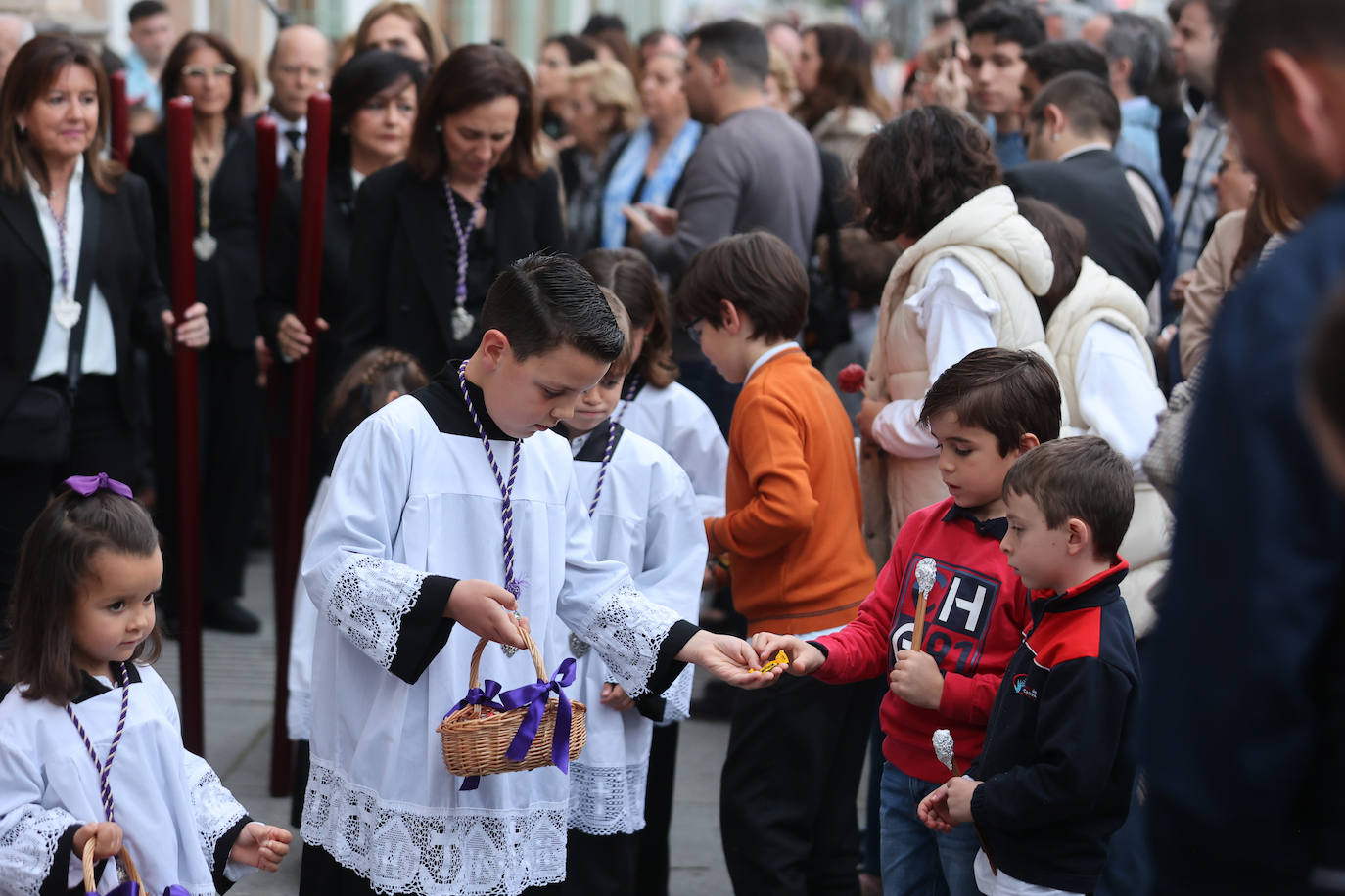 Fotos: el íntimo vía crucis del Señor del Soberano Poder de Córdoba