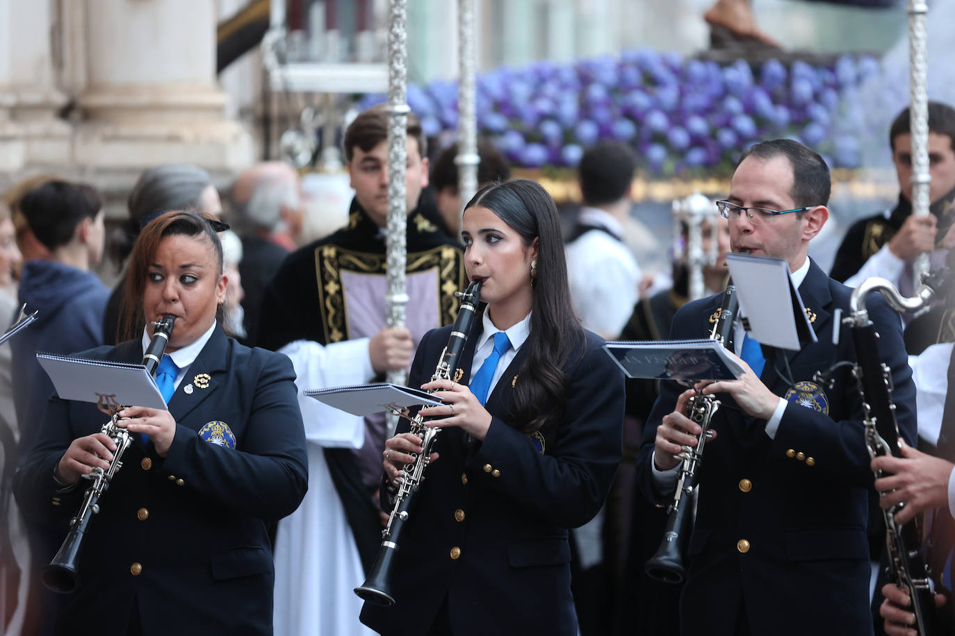Fotos: el íntimo vía crucis del Señor del Soberano Poder de Córdoba