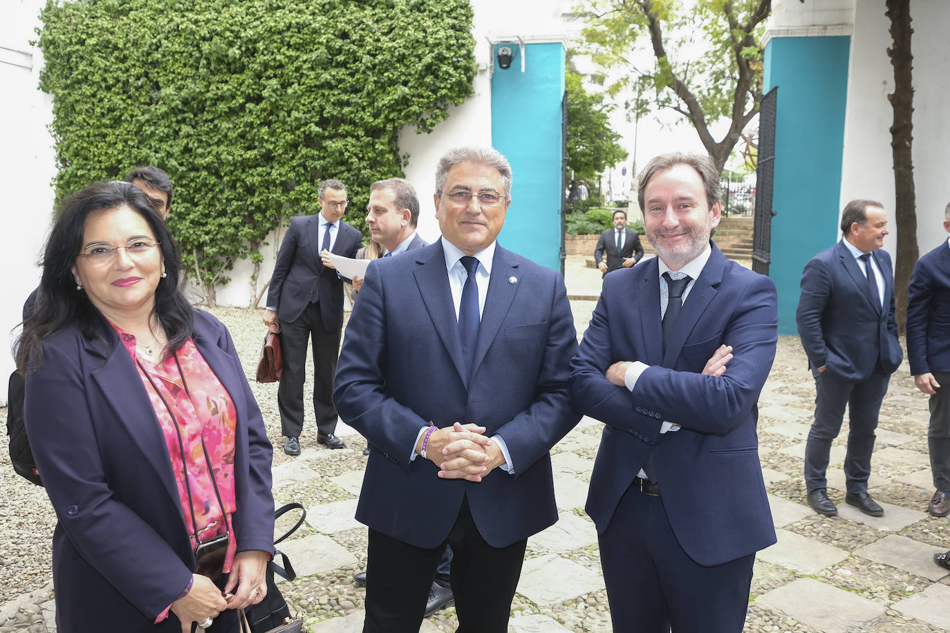 María José Martínez, Fernando Delgado y Enrique Gutiérrez