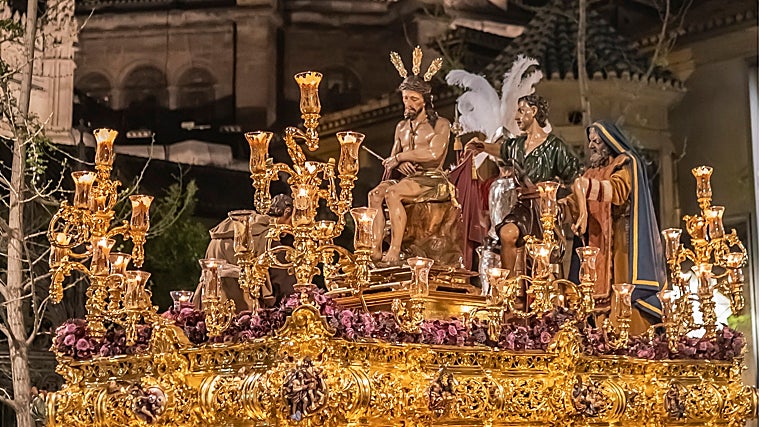 Cristo de la Humildad, en las calles de Granada