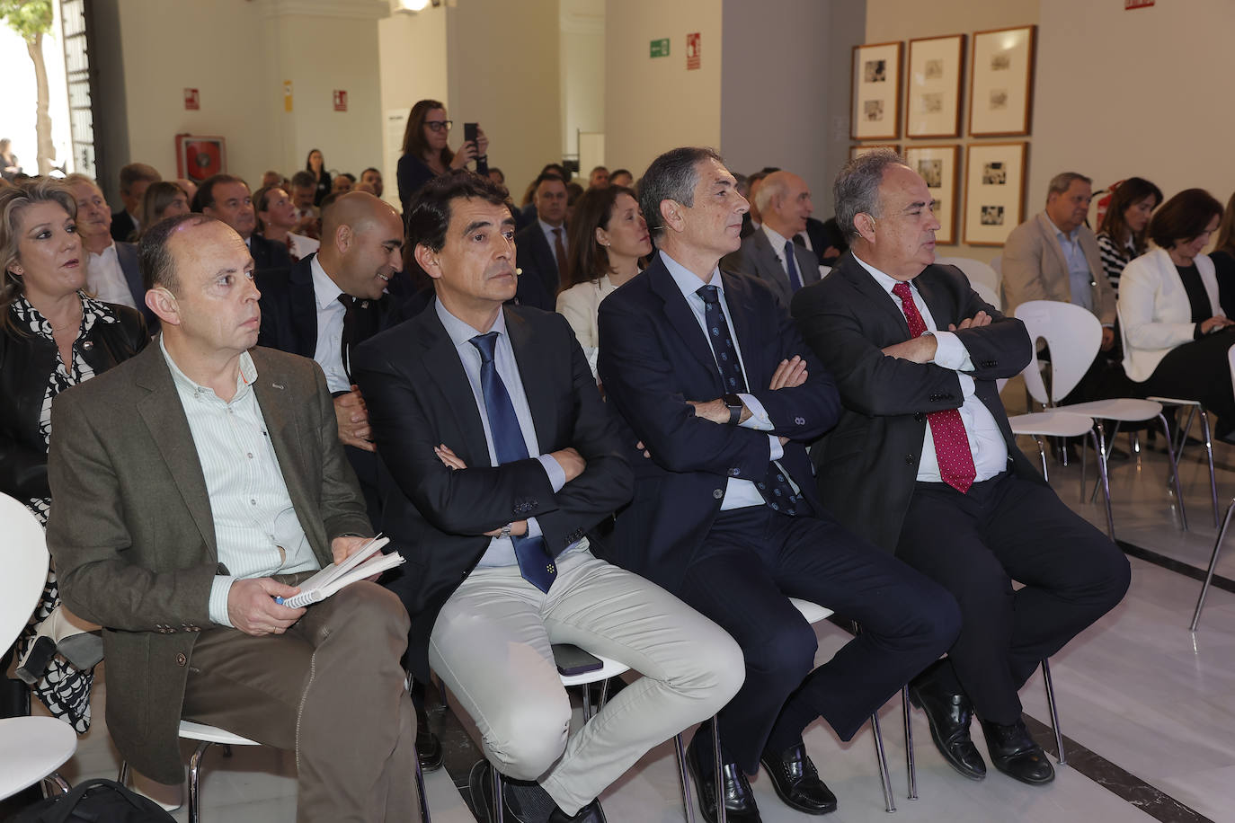 Manuel Romero Ortiz,  Manuel Alcántara Pérez, Ramiro Ángulo Sánchez y Emilio Camacho Poyato