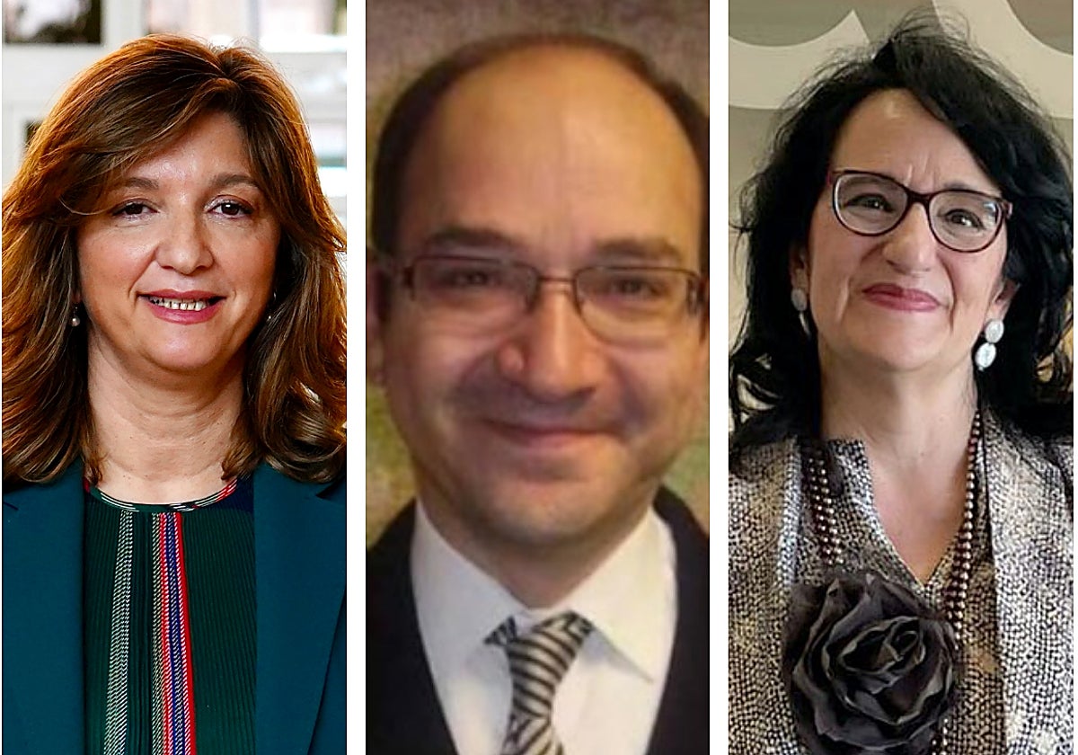 Nuria González, Juan José  Fernández y Teresa Mata