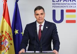 Sánchez acusa en Bruselas a Feijóo de practicar una oposición «tóxica y destructiva»