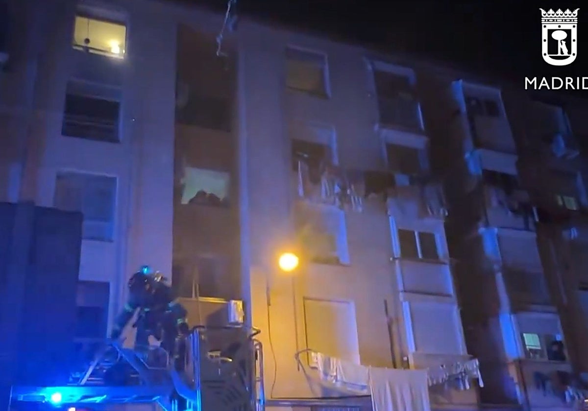 Los Bomberos, en el incendio de Simancas