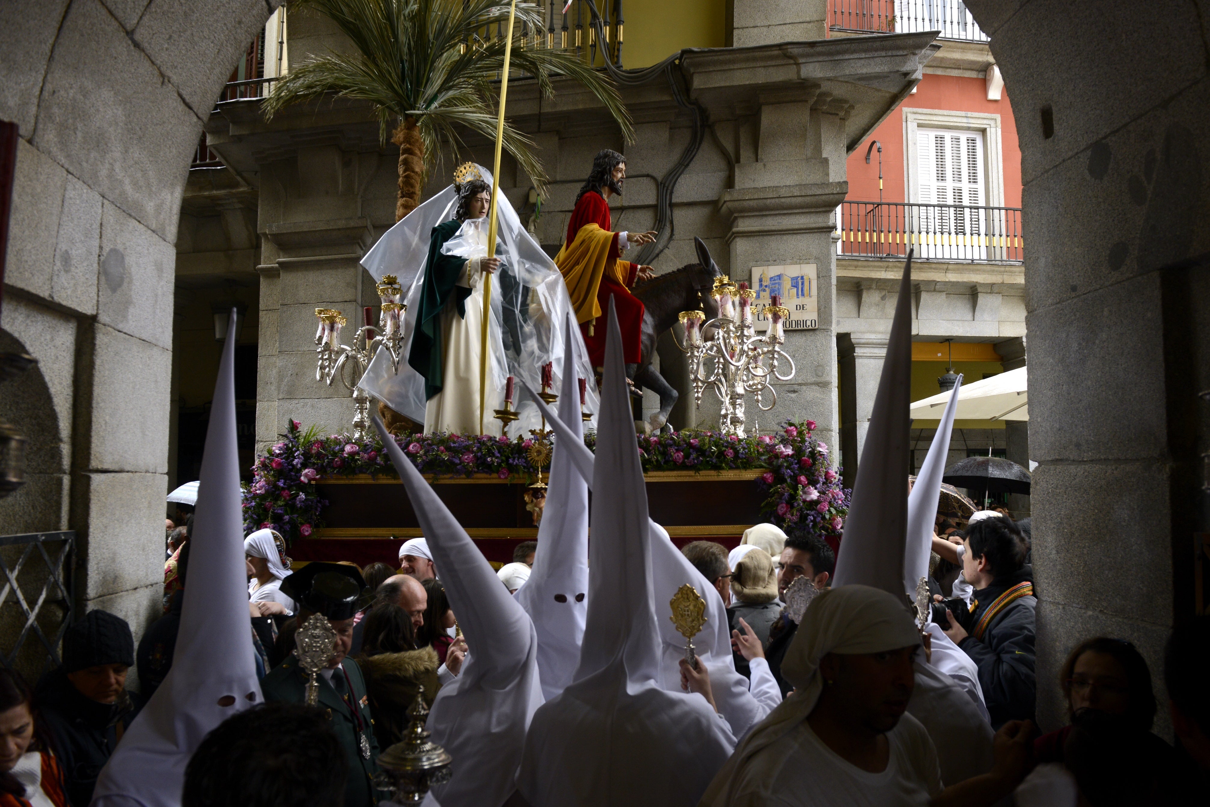Las zonas en las que lloverá el Domingo de Ramos en Madrid