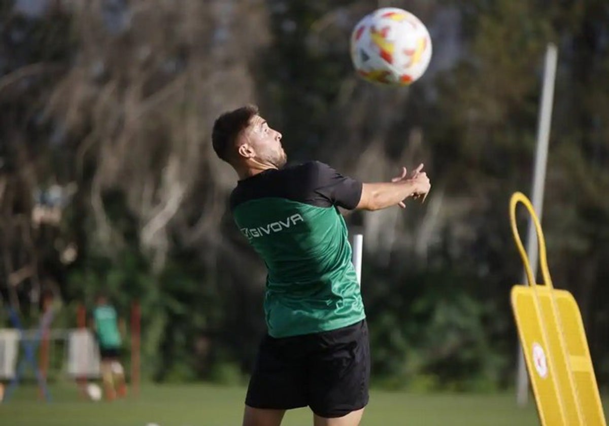 Antonio Casas, el único delantero que tiene el Córdoba en su plantilla actualmente