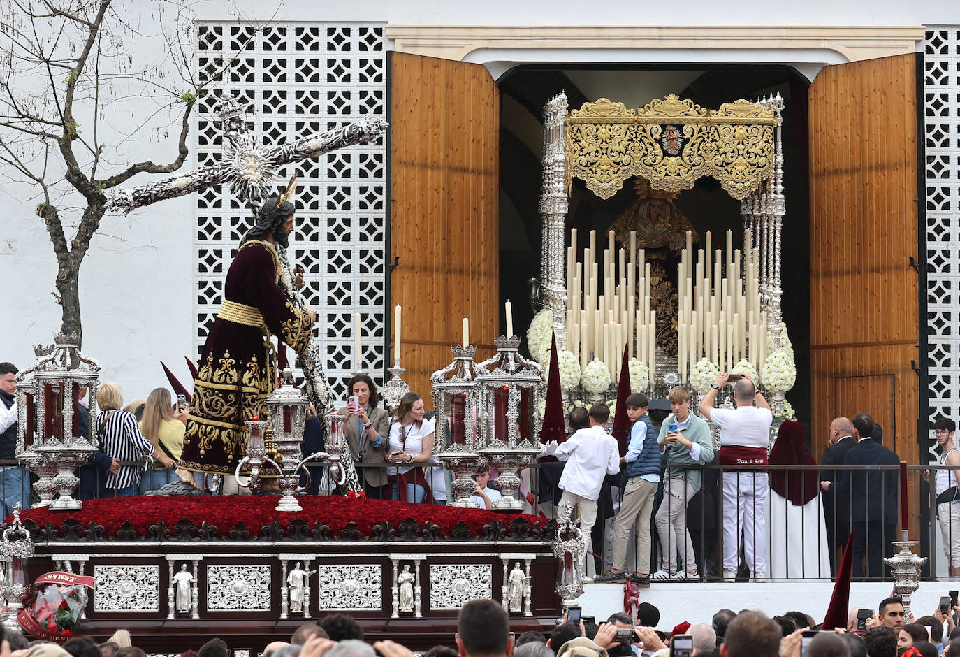 Las imágenes de la hermandad de la Vera-Cruz de la Semana Santa de Córdoba 2024
