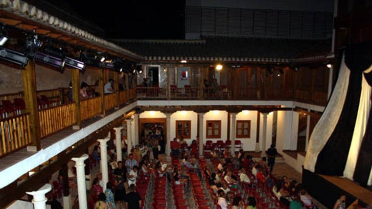 En la imagen de archivo, el patio de Comedias de Torralba de Calatrava