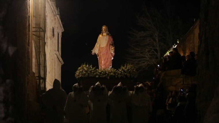 Procesión de la Hermandad Penitencial de Jesús de Luz y Vida, el pasado sábado en Zamora