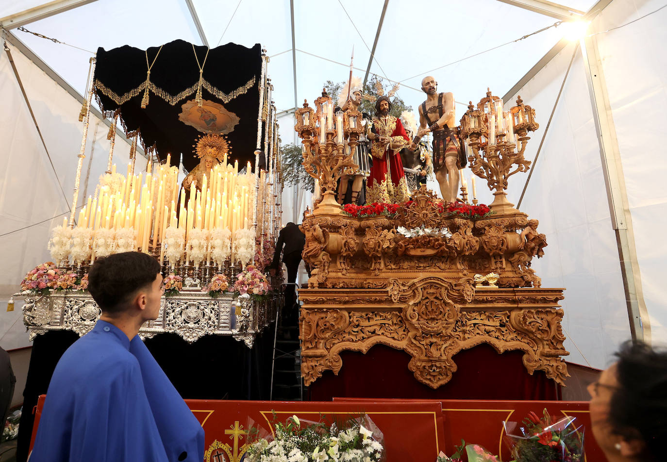 Las imágenes de la hermandad del Prendimiento en la Semana Santa de Córdoba 2024