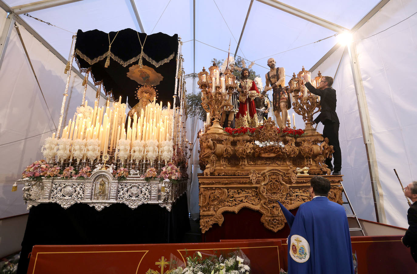 Las imágenes de la hermandad del Prendimiento en la Semana Santa de Córdoba 2024