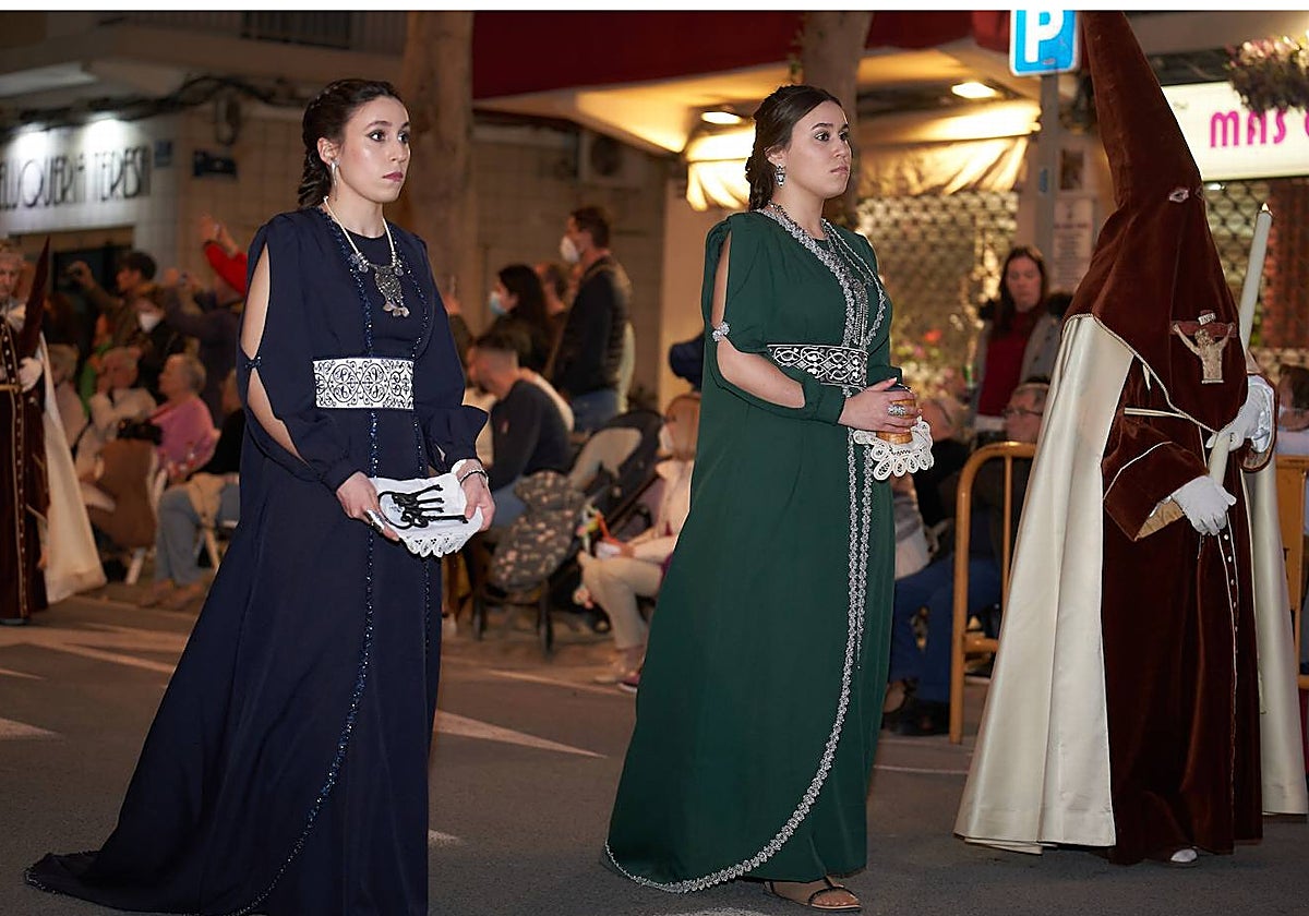 Imagen de una procesión de la Semana Santa Marinera de Valencia