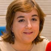 Concepción Cascajosa durante una entrevista de RNE
