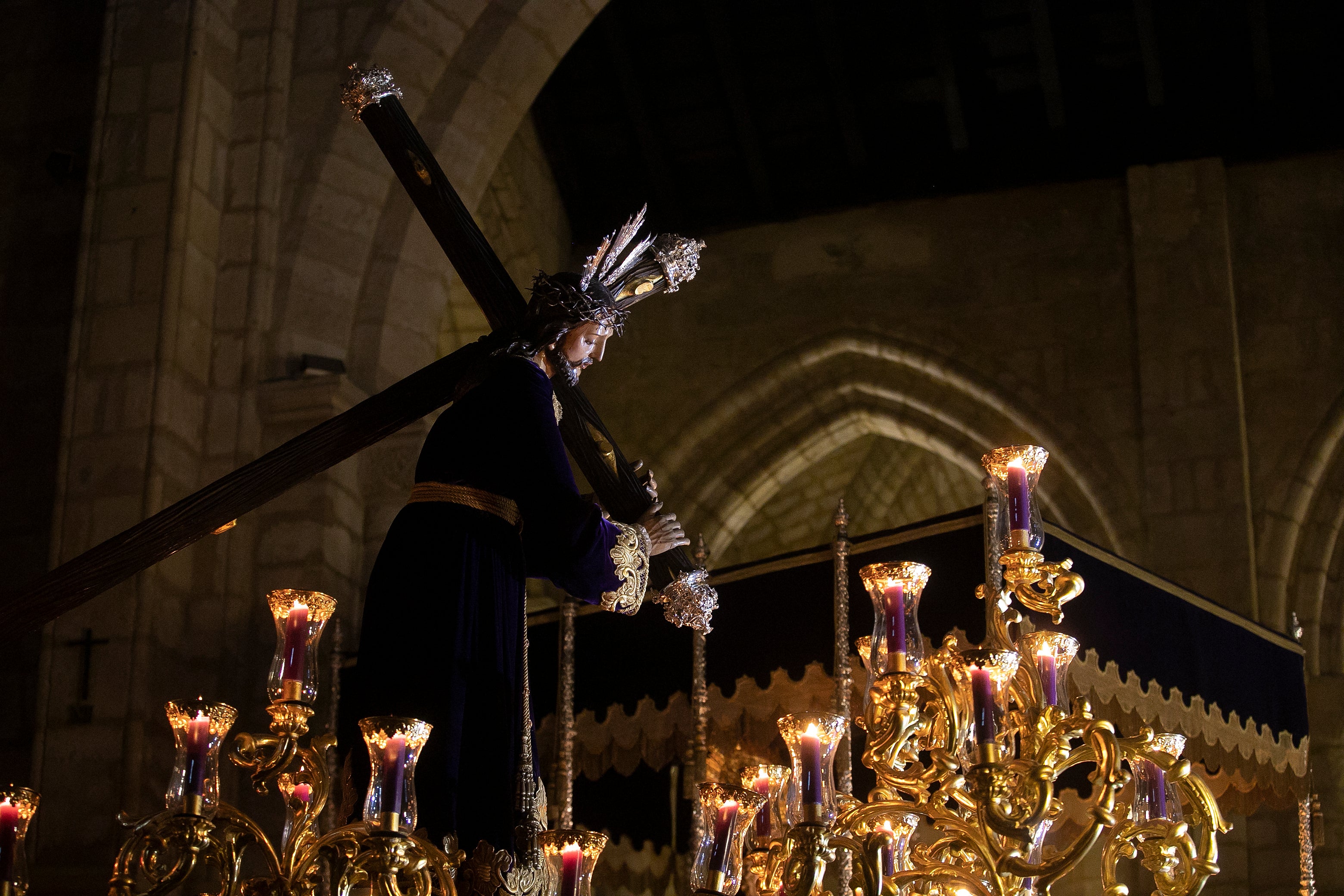 Las imágenes del a hermandad del Calvario del a Semana Santa de Córdoba 2024