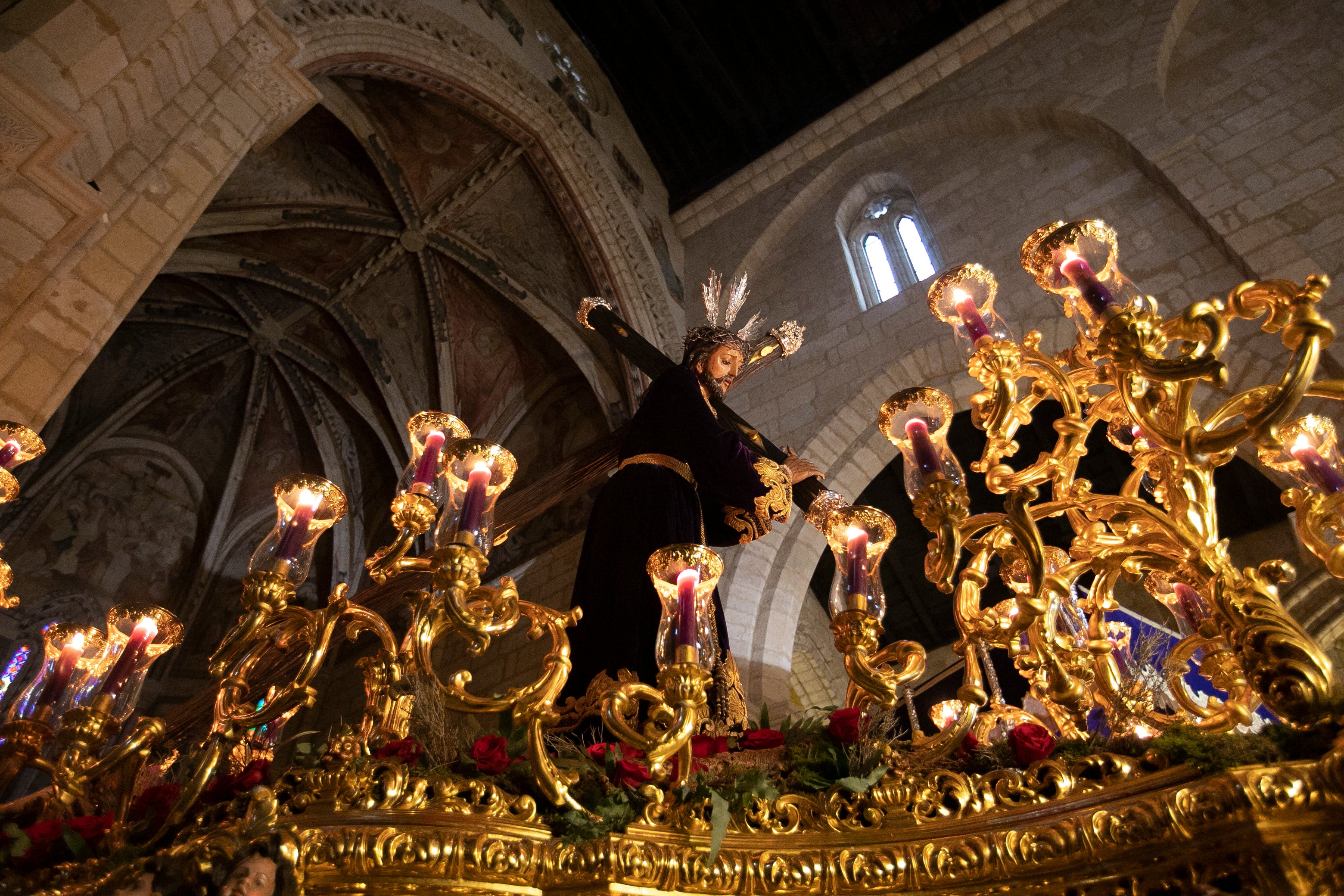 Las imágenes del a hermandad del Calvario del a Semana Santa de Córdoba 2024
