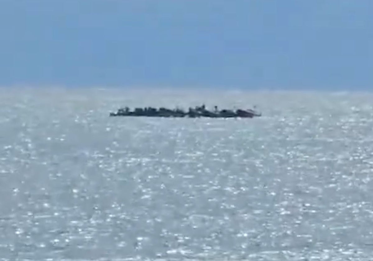 Las narcolanchas en un video distribuido por redes sociales