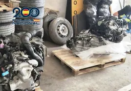 Desguazaba coches robados y vendía las piezas a varios países: desmantelado un taller ilegal en Valencia