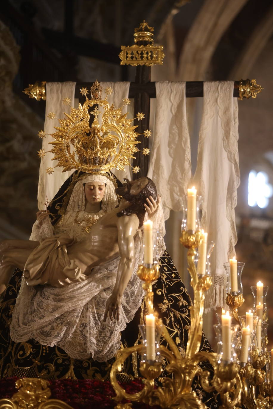 Las imágenes de la hermandad de las Angustias de la Semana Santa de Córdoba 2024