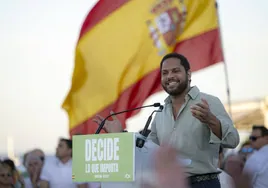 El secretario general de Vox y candidato el 12M, Ignacio Garriga