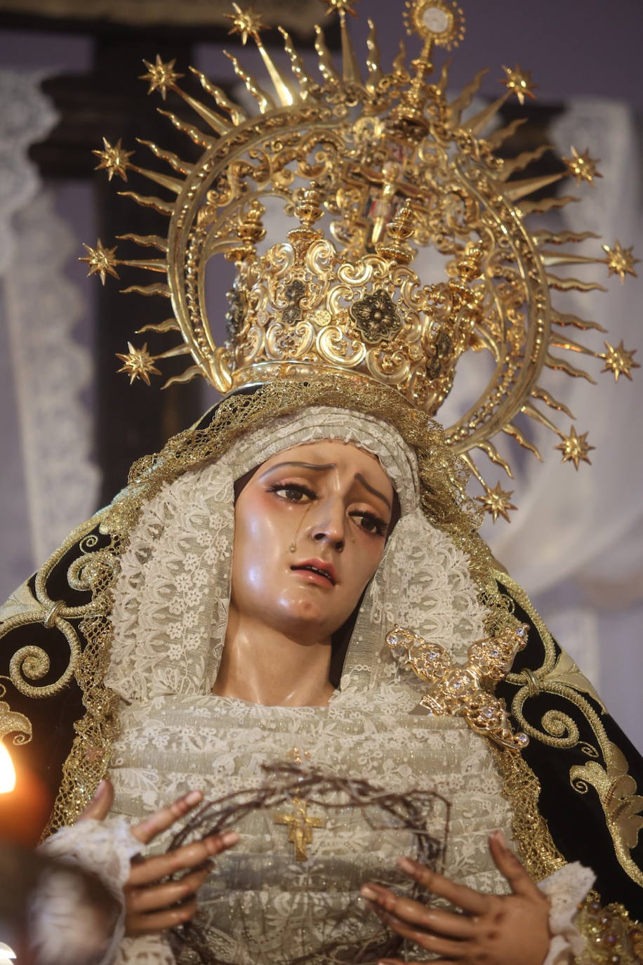 Las imágenes de la hermandad de la Soledad de la Semana Santa de Córdoba 2024