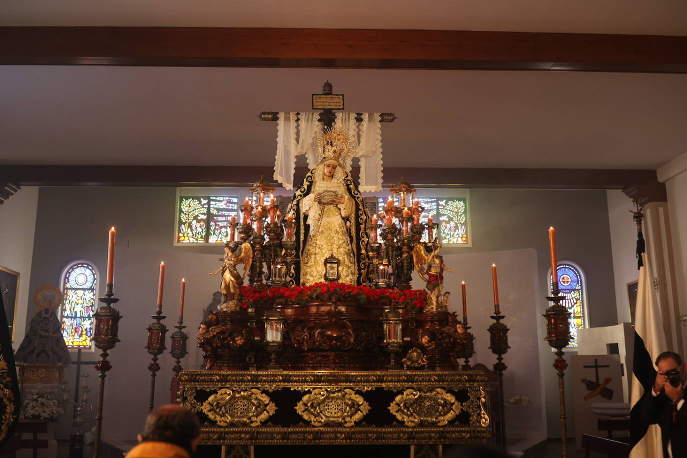 Las imágenes de la hermandad de la Soledad de la Semana Santa de Córdoba 2024