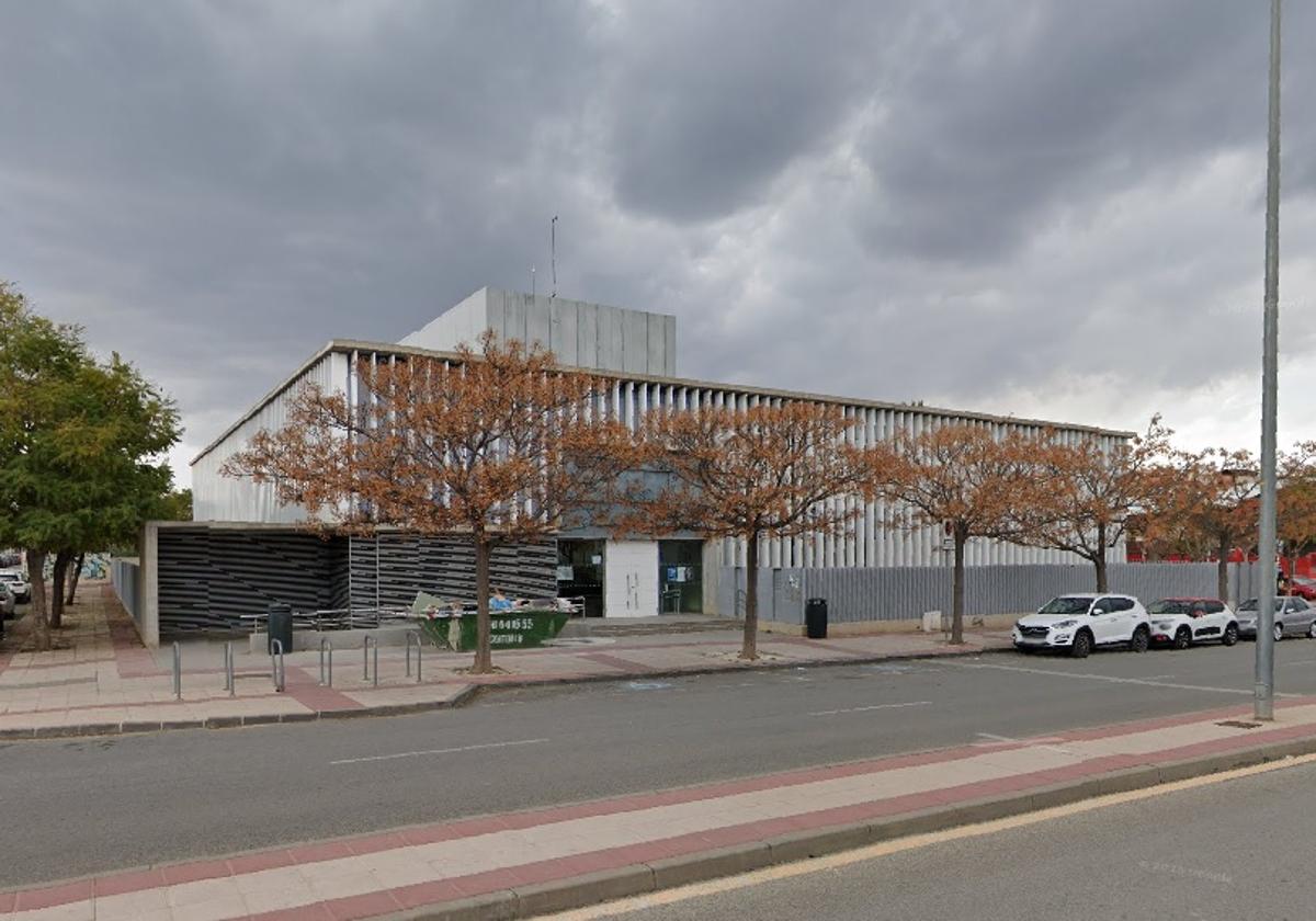 El polideportivo de Santiago el Mayor, donde han ocurrido los hechos