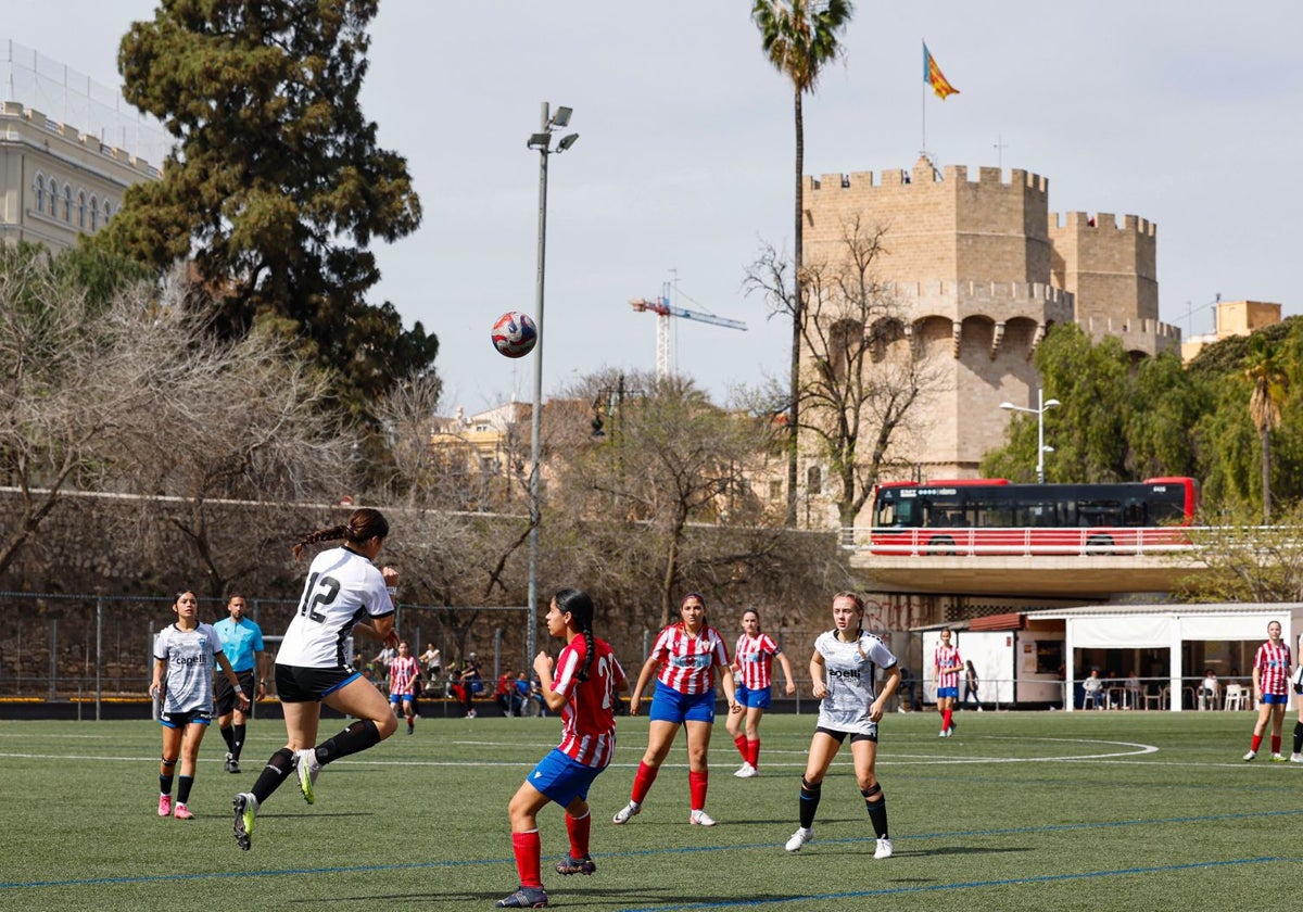 Imagen de un partido de la Valencia Cup Girls