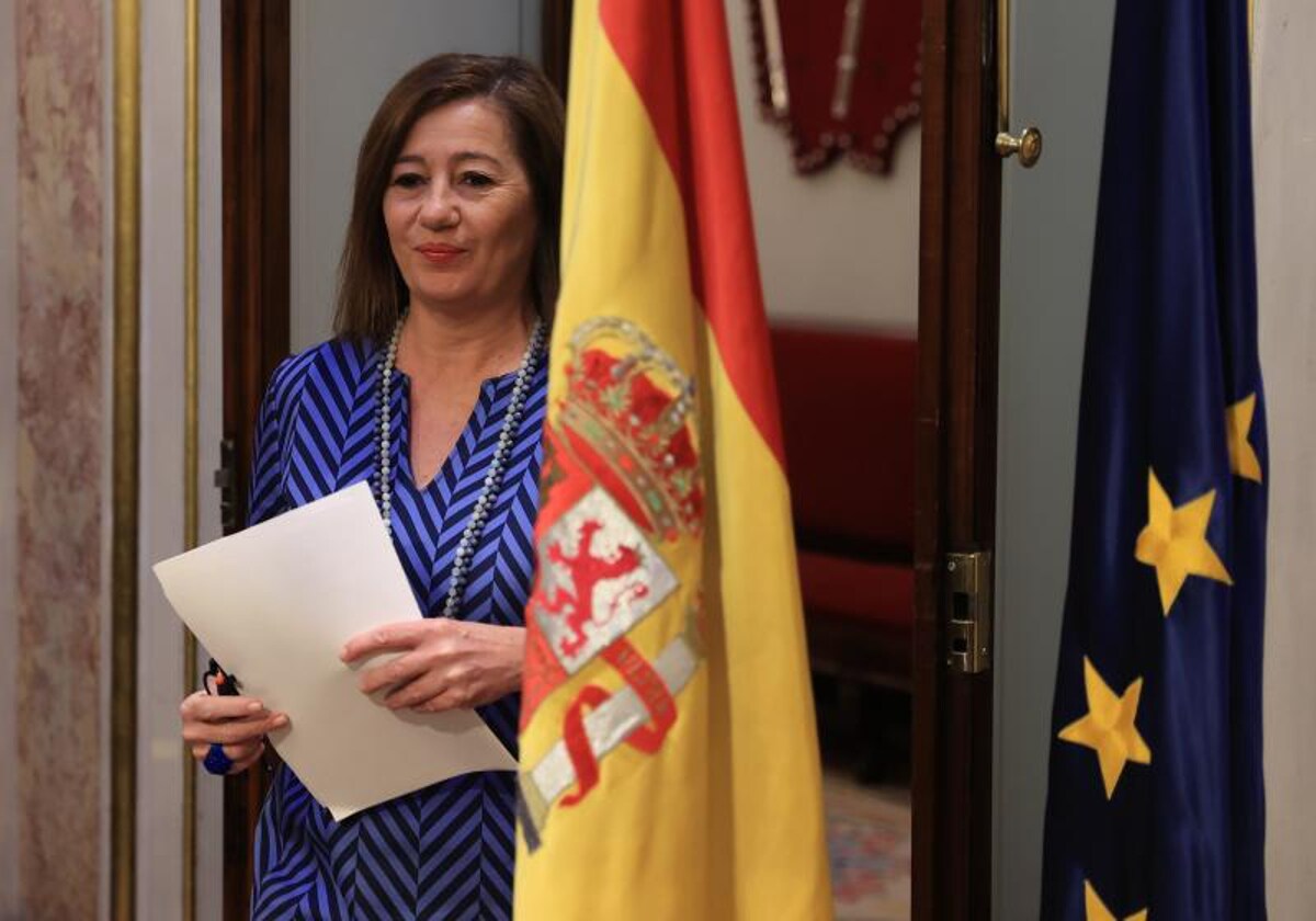 La expresidenta balear y actual presidenta del Congreso de los Diputados, Francina Armengol