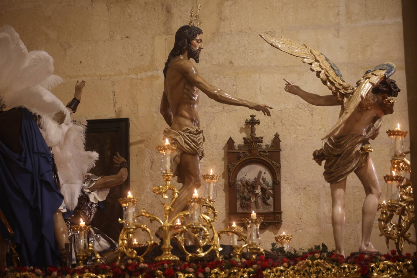Las imágenes de la hermandad del Resucitado en la Semana Santa de Córdoba 2024