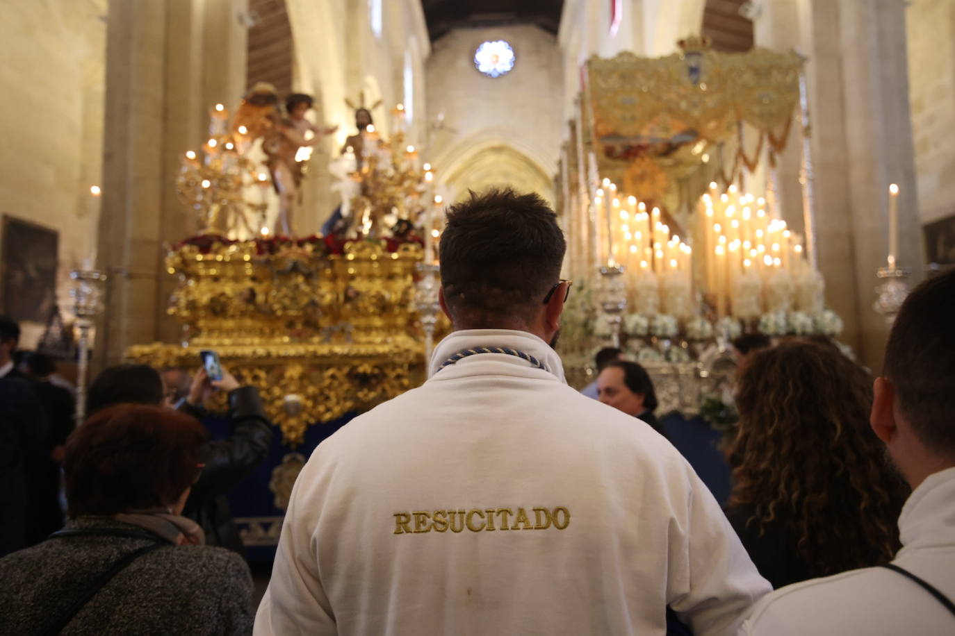 Las imágenes de la hermandad del Resucitado en la Semana Santa de Córdoba 2024