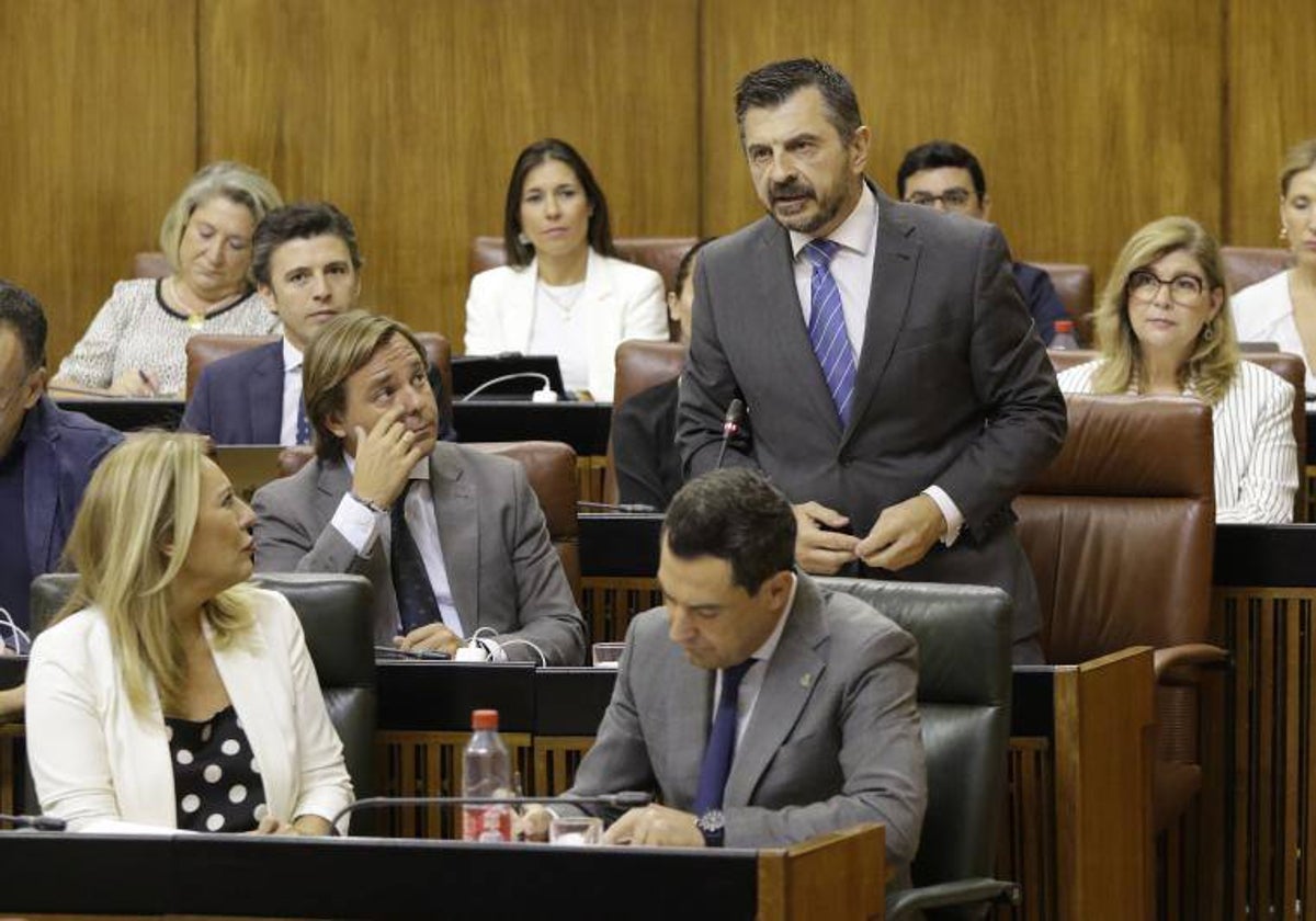 El portavoz del PP, Toni Martín