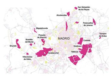 La Comunidad de Madrid tiene suelo para construir viviendas para una población como Sevilla
