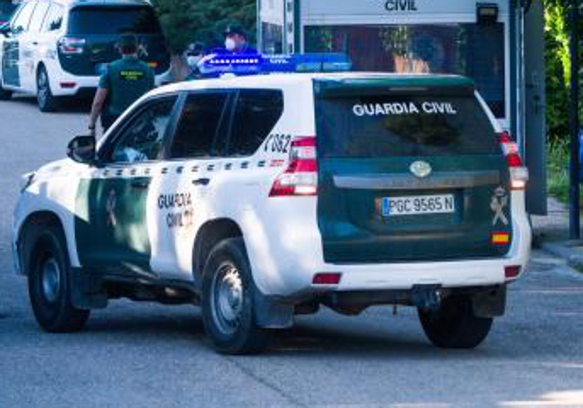 Imagen de la Guardia Civil en Galapagar